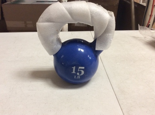 15 Lb Kettlebell - Appears New  - Lot 1133