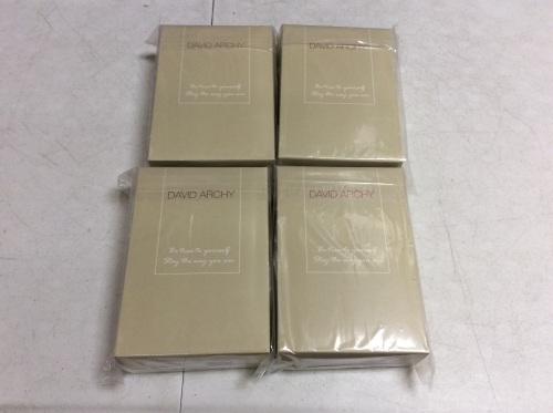 Lot of (4) David Archy Men's Low Rise Boxer Shorts, Medium, Set of 4 - New - Lot 1143