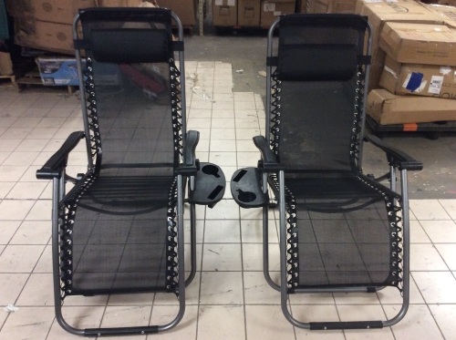 Lot of (2) Zero Gravity Chairs - Appear New  - Lot 104