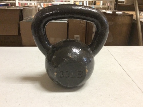30 Lb Kettlebell - Appears New - Lot 1067
