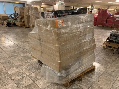 Palet of Exercise Equipment. Includes Mostly Ultra Core Ab Machines. Also Includes Some Chair Gyms. Great for Resale!! These are E-Commerce Returns and the Pallet is Completely Untouched - Lot 52