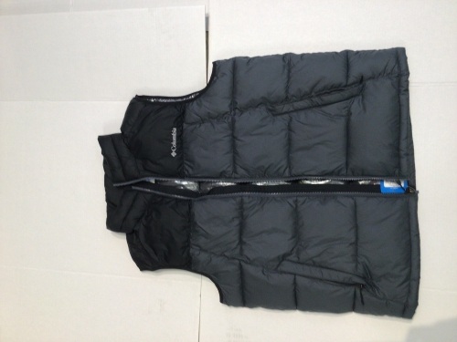 Columbia Pike Lake Vest for Men - Black/Graphite - L, New with Tags - Lot 439