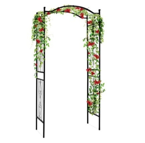 Steel Garden Arch Arbor Trellis, 92in