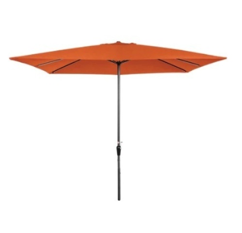 Rectangular Patio Umbrella, 8x11ft, Orange