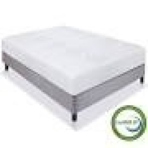 BCP. SKY.  2743 : 10  - In  Dual Layered  Memory Foam Mattress  W / Certi PUR - US Certified Foam