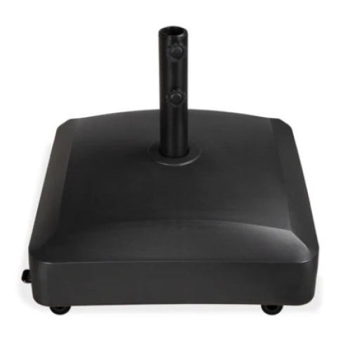 Fillable Mobile Umbrella Base Stand, Black