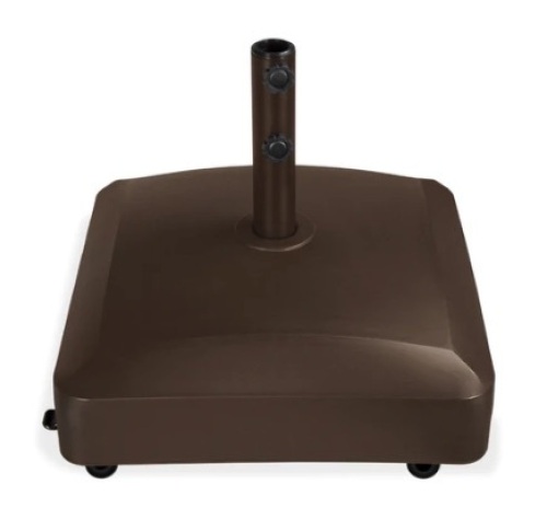 Fillable Mobile Umbrella Base Stand, Bronze - Lot 322