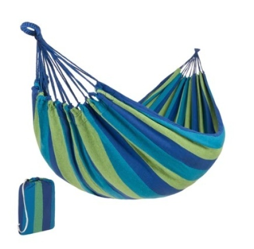 2-Person Brazilian-Style Double Hammock, Blue