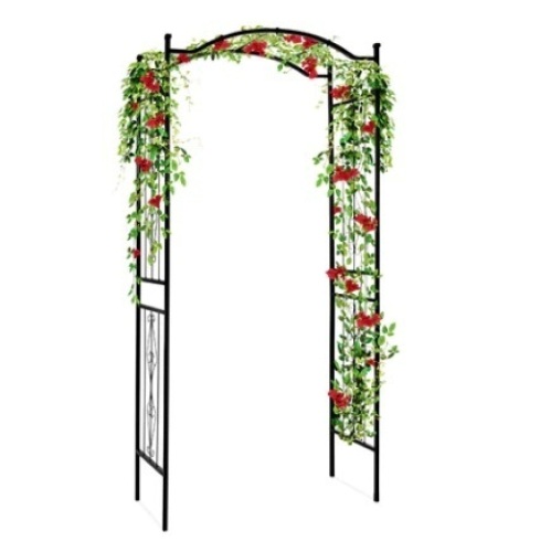 Steel Garden Arch Arbor Trellis, 92in - Lot 414