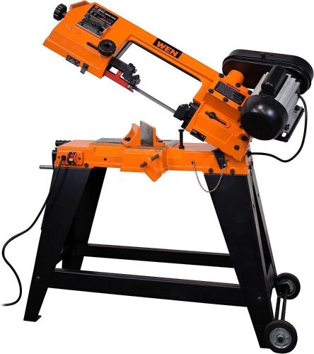 WEN 3970 Metal-Cutting Band Saw with Stand, 4" x 6"  - Lot 33