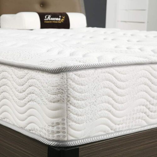 BAOSHILAI Rucas Memory Foam Cotton Spring Mattress, Queen  - Lot 52
