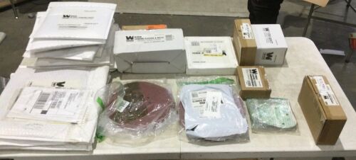 Large Lot of Sanding Tool Replacement Sanding Discs, Drums, Belts, Sleeves - Lot 129