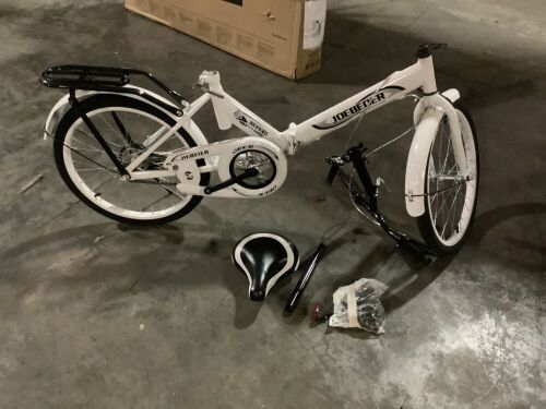 Folding Bicycle - Needs Assembled & Adjusted  - Lot 288