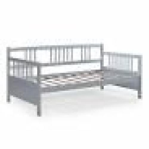 Twin Size Wooden Slats Daybed Bed  - Lot 689