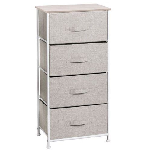 mDesign Vertical Dresser Storage Tower with 4 Drawers - Lot 1065