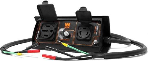WEN GNA50i 50-Amp 6000-Watt Parallel Connection Kit for Inverter Generators, Black  - Lot 963