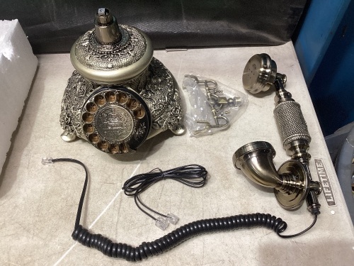 Antique Telephone, One-Key Redial and Caller ID Function Retro European   - Lot 933