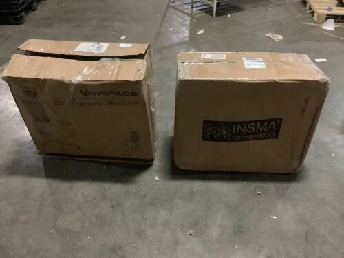 Lot of (2) E-Comm Return Office Chairs  - Lot 309
