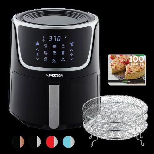 GoWiseUSA 7 Quart Digital Touchscreen Air Fryer & Dehydrator  - Lot 969
