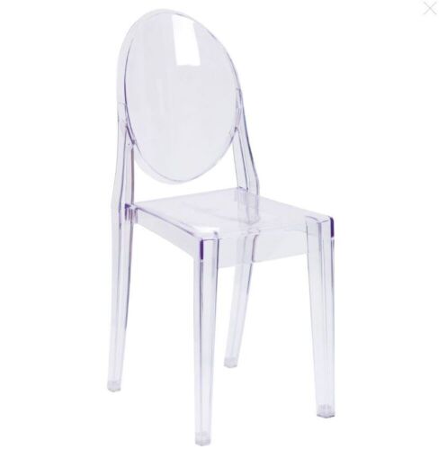 Clear Ghost Side Chairs, Set of 4  - Lot 447