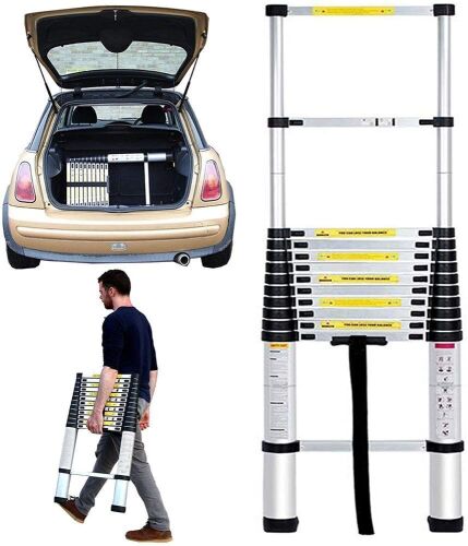 Aluminum Telescopic Extension Ladder 10.5 Ft - Lot 1010
