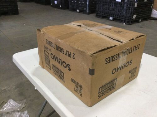Case of Solimo 2 Ply Facial Tissues w/ Lotion  - Lot 1027
