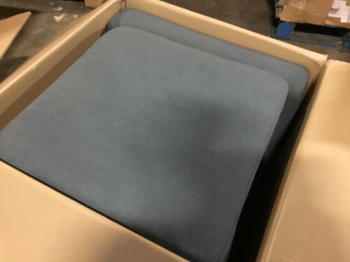 Linen Sectional Sofa Couch w/ Chaise Lounge, Reversible Ottoman Bench - Lot 472