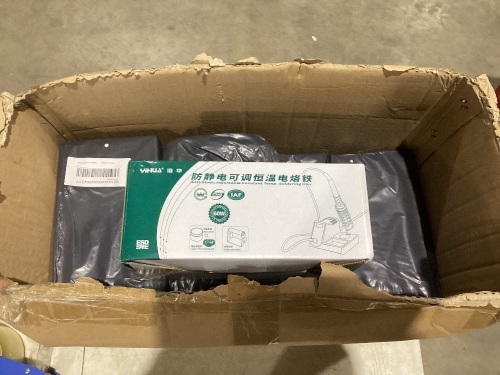Lot of (11) Anti-Static Adjustable Constant Temp Soldering Iron - Lot 1202