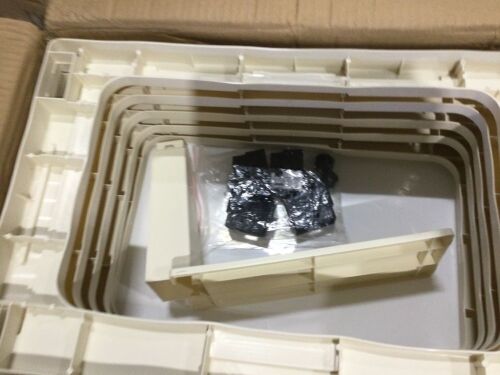 Plastic Storage Cabinet with Drawers  - Lot 456