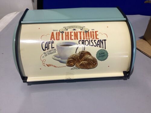 Retro Cafe Croissants Bread Box - Dented - Lot 743