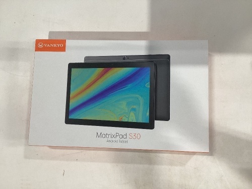 VANKYO MatrixPad S30 Android Tablet, Android 9.0 Pie, 10 inch Octa-Core Tablet, 1920x1200 IPS Full HD Display  - Lot 53