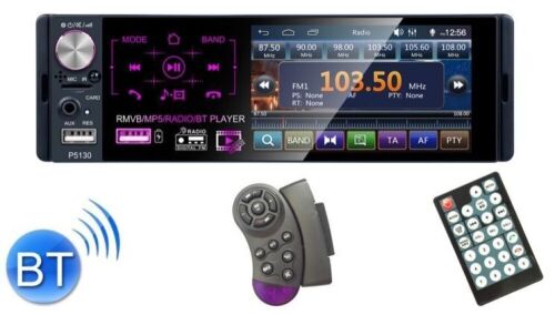 1 Din 4.1 inch Car MP5 Player with Rear Camera & Remote - Lot 214