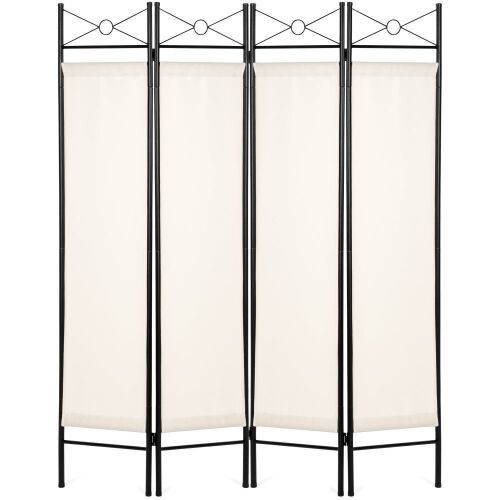 4-Panel Folding Privacy Screen Room Divider Decoration Accent, 6ft - Lot 1197