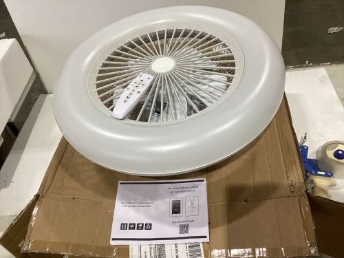 LED Ceiling Fan with Remote  - Lot 621
