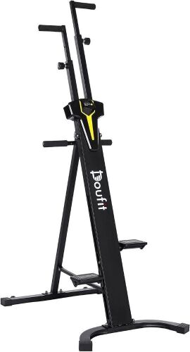 Doufit CM-01 Heavy Duty Folding Climbing Machine with LCD Monitor, Max Capacity 220 lbs - Lot 755