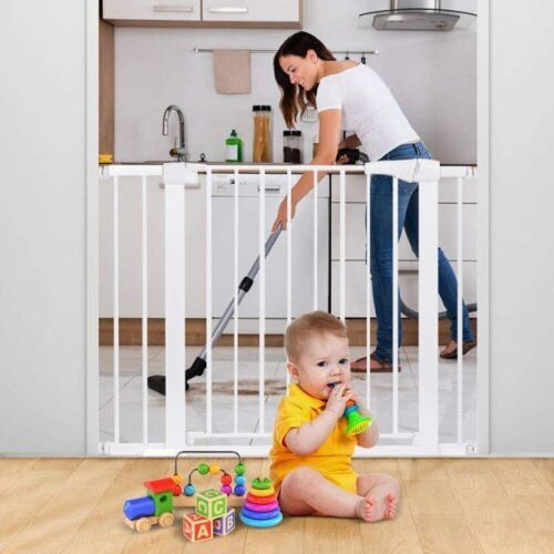 KingSo 29.5"-40.5" Extra Wide Baby Gate Baby Fences, 30" Tall  - Lot 759
