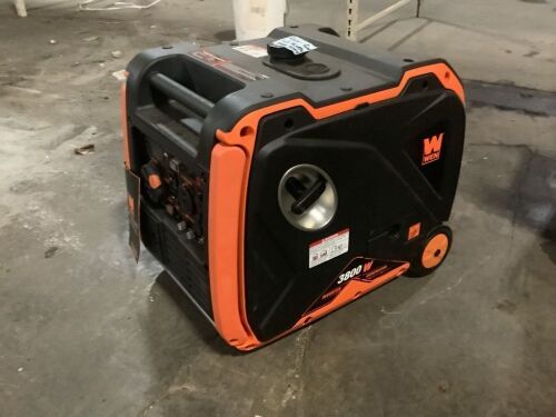 WEN 56380i Super Quiet 3800-Watt RV-Ready Portable Inverter Generator with Fuel Shut-Off and Electric Start  - Lot 107