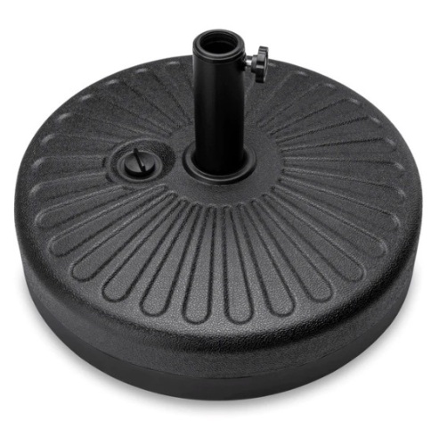 Plastic Patio Umbrella Base Pole Holder Accessory w/ Adjustable Knob, Appears New - Lot 113