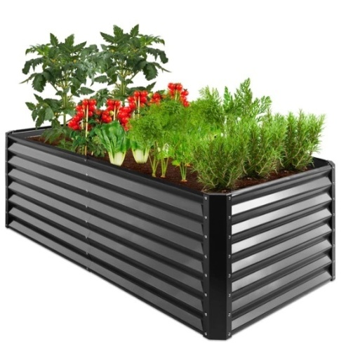 Outdoor Metal Raised Garden Bed for Vegetables, Flowers, Herbs - 6x3x2ft, Appears New - Lot 116