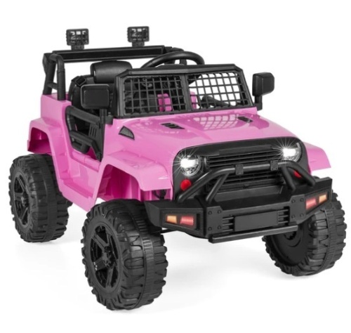 12V Kids Ride-On Truck Car w/ Parent Remote Control, Spring Suspension, Appears New/Box Damaged - Lot 144