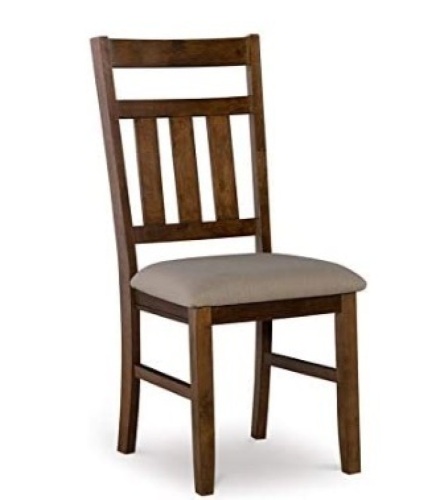 Powell Turino Wood Set of Two Dining Side Chairs in Rustic Umber Brown, Appears New - Lot 204
