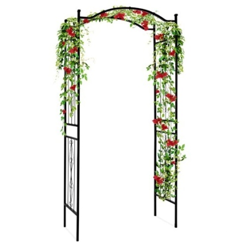 Steel Garden Arch Arbor Trellis for Climbing Plants - 92in, Appears New - Lot 207