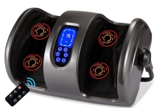 Reflexology Shiatsu Foot Massager w/ High-Intensity Rollers, Remote Control, Appears New - Lot 215