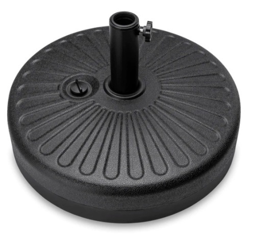 Plastic Patio Umbrella Base Pole Holder Accessory w/ Adjustable Knob, Appears New - Lot 298