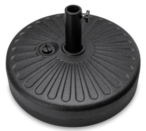 Plastic Patio Umbrella Base Pole Holder Accessory w/ Adjustable Knob, Appears New - Lot 324