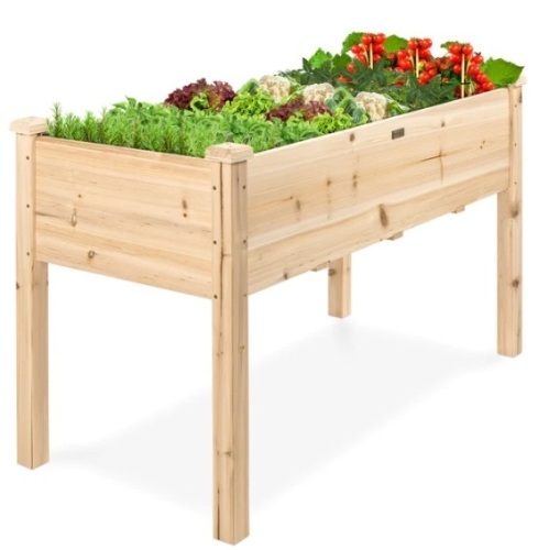 Raised Garden Bed, Elevated Wood Garden Planter Stand, Appears New - Lot 173
