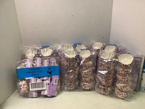 Lot of (6) Bags of 24ct Packs, 10 packs per bag, Cupcake Wraps, New - Lot 177