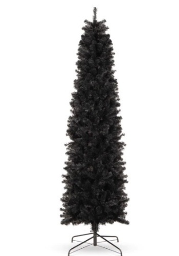Black Artificial Pencil Holiday Christmas Tree,NEW - Lot 8