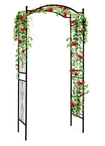 Steel Garden Arch Arbor Trellis for Climbing Plants - 92in,NEW - Lot 17