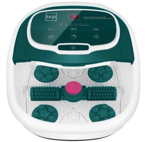 Automatic Heated Shiatsu Massage Foot Bath Spa w/ Pumice Stone - Lot 122